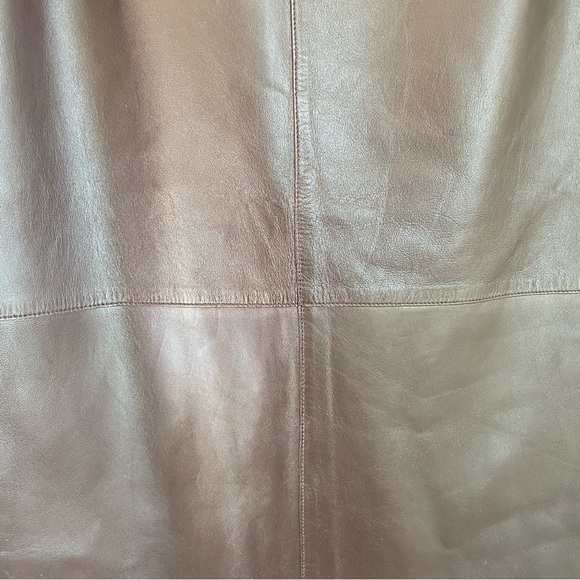 NWT GSTQ Leather Wrap Skirt Merlot Asymmetrical Size Large (L) - Picture 8 of 15